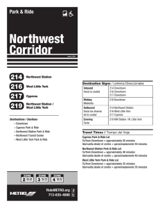 Northwest Corridor