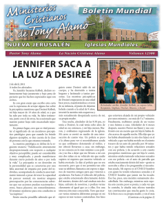 Jennifer Saca a la Luz a Desireé - Tony Alamo Christian Ministries