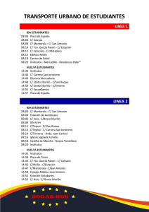 Trasporte Urbano de Estudiantes