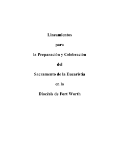 Lineamientos para la Preparación y Celebración del Sacramento de