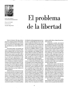 El problema de la libertad - Universidad Diego Portales