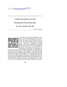 Ludic Revelations in the Enchanted Head Episode in Don - H-Net