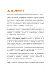 Informe taller Al Lado ELA Almería
