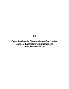 82 Organización de Observadores Electorales Consejo Estatal