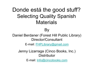 Where is the good stuff? - Texas Library Association