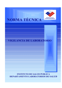 norma técnica - Instituto de Salud Pública de Chile