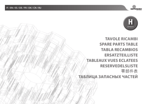 tavole ricambi spare parts table tabla recambios ersatzteilliste