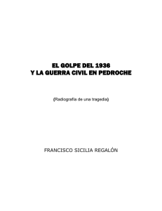 El golpe del 1936 y la guerra civil en Pedroche