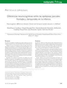 Diferencias neurocognitivas entre las epilepsias parciales frontales