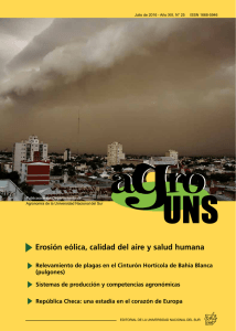Erosión eólica, calidad del aire y salud humana