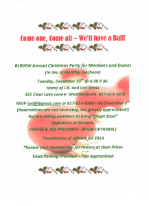 Come one, Come all - lVe`ll have a Ball!