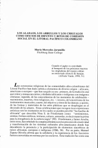 los alabaos, los arrullos y los chigualos como oficios de difunto y