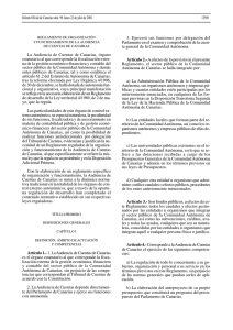 Reglamento - Audiencia de Cuentas de Canarias