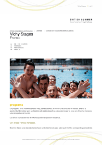 Vichy Stages - BRITISH SUMMER