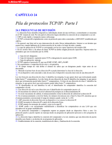 Pila de protocolos TCP/IP: Parte I