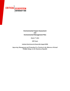 Environmental Impact Assessment and Environmental