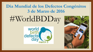 World Birth Defects Day 2016