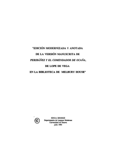 edición modernizada y anotada de la versión manuscrita de