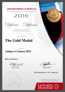 The Gold Medal - Antigva Degusta