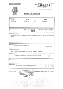 procedimiento de fabricacion de cuerpos huecos de materia