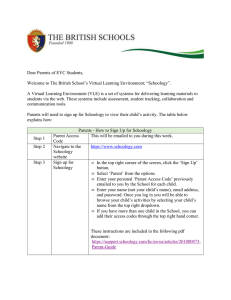 EYC- Schoology - The British Schools
