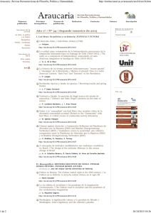 Araucaria | Revista Iberoamericana de Filosofía, Política y
