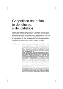 Geopolítica del rufián (o del chuleo, o del cafishio)