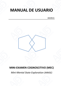 Manual del mini-examen cognoscitivo en PDF
