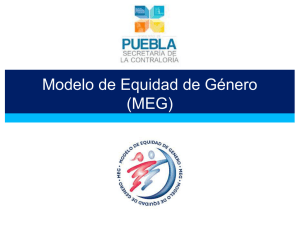 Modelo de Equidad de Género (MEG) - Secretaría de la contraloría