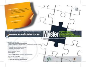 www.ucm.es/mmccss - Universidad Complutense de Madrid