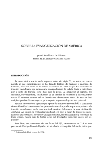 sobre la evangelización de américa