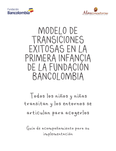 MODELO DE TRANSICIONES EXITOSAS EN LA PRIMERA