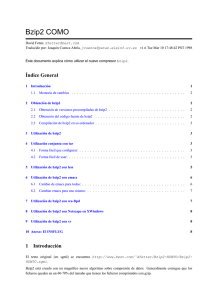 Bzip2 COMO - TLDP-ES