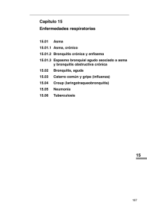 Capitulo 15: Enfermedades Respiratorias.