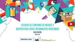 estudio de consumo de medios y dispositivos entre internautas