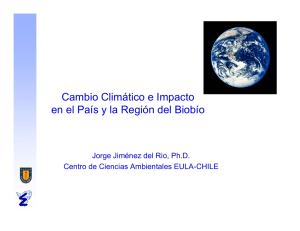 Cambio Climático e Impacto en la Región del Bio Bio