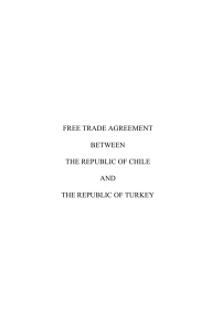 Acuerdo de Libre Comercio Turquía