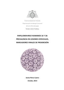 tesis doctoral papillomavirus humanos 16 y 18: prevalencia en