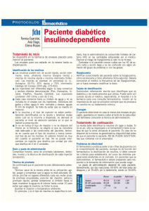 Paciente diabético insulinodependiente