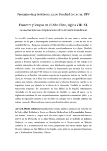 Más información: Frontera y lengua en el Alto Ebro, siglos VIII-XI