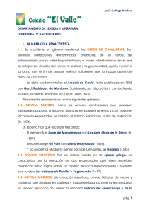 9. La narrativa renacentista - Lengua castellana y literatura