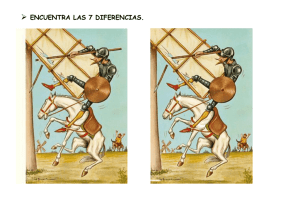 Actividades El Quijote 3º y 4º