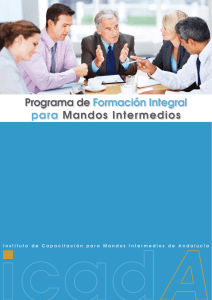 Programa de Formación Integral para Mandos Intermedios