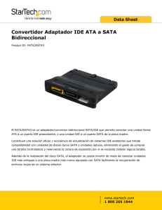 Convertidor Adaptador IDE ATA a SATA Bidireccional StarTech ID