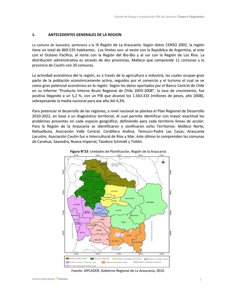 1. ANTECEDENTES GENERALES DE LA REGION La Comuna De