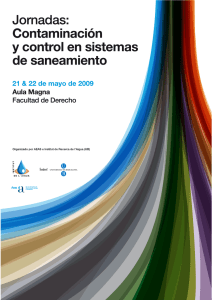 Jornadas: Contaminación y control en sistemas