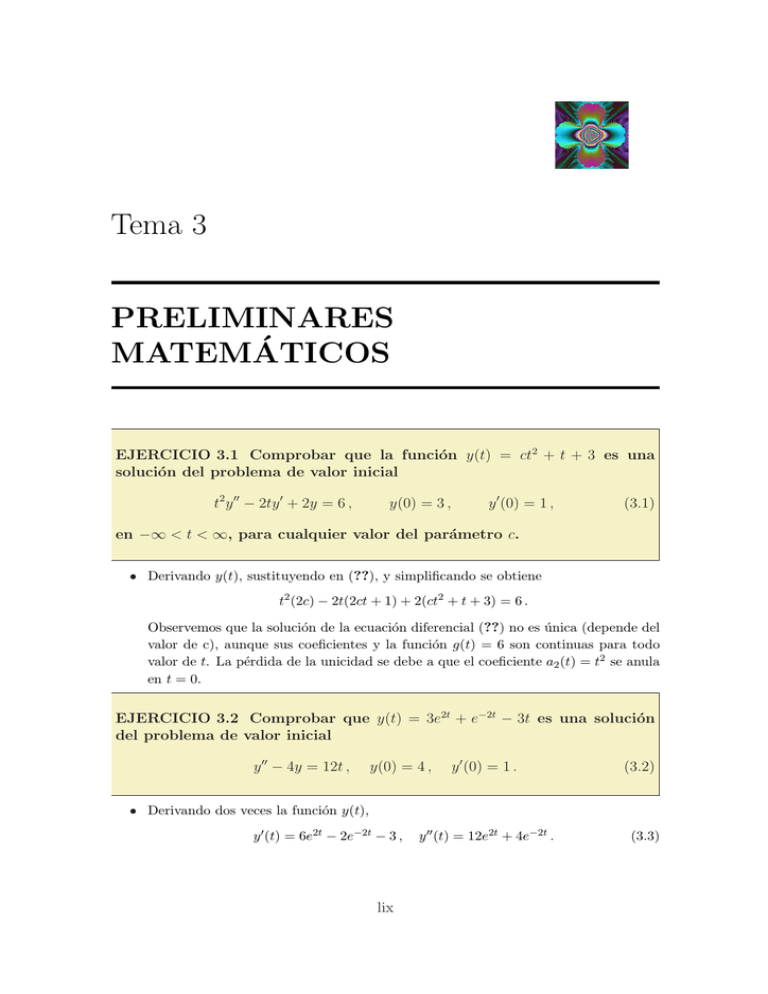 Tema 3 PRELIMINARES MATEM´ATICOS