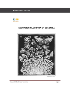 educación filosófica en colombia