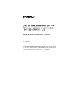 Guía de comunicaciones por red