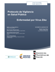 Protocolo de Vigilancia en Salud Pública Enfermedad por Virus Zika